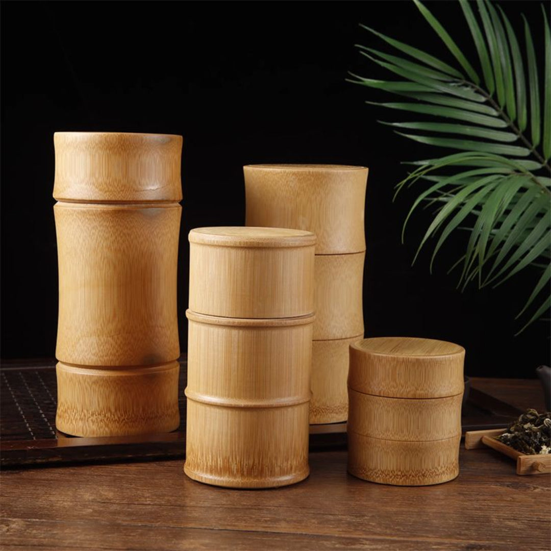 Bamboo Food Storage Container - Eco-Friendly Multi-Purpose Organizer 1