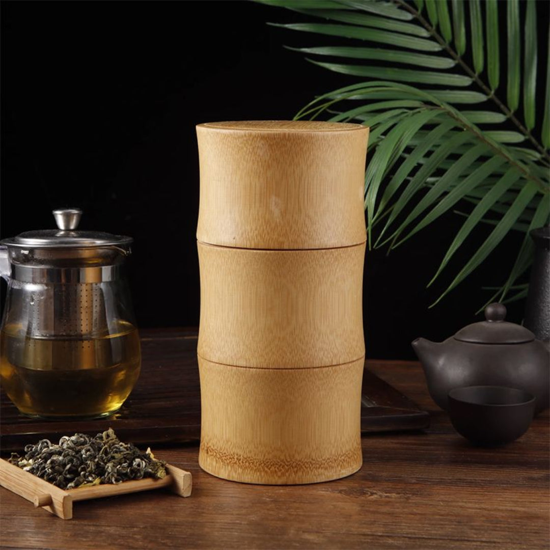 Bamboo Food Storage Container - Eco-Friendly Multi-Purpose Organizer 7