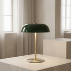 Bedside Lamp Cordless LED 1W Green Dimmable Alloy, Dimmable Warm Glow
