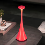 Cordless Rechargeable Mushroom Table Lamp with Touch Control – Modern Bedroom Ambient Lighting 9