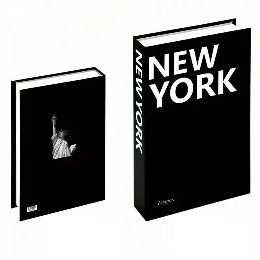 Elegant Decorative Faux Book Set – Set of 3 Stylish Fake Books Decor for Modern Home Accent, Neutral Tones 5