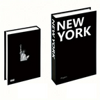 Elegant Decorative Faux Book Set – Set of 3 Stylish Fake Books Decor for Modern Home Accent, Neutral Tones 5