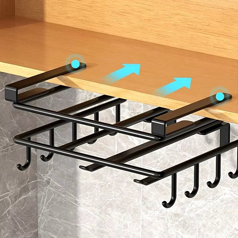 Kitchen_Organizer_Under_Shelf_Stainless_Steel_Paper_Towel_Holder_7