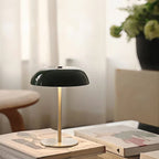 Vintage Cordless Bedside Lamp - Dimmable Warm Glow for Ambiance 0